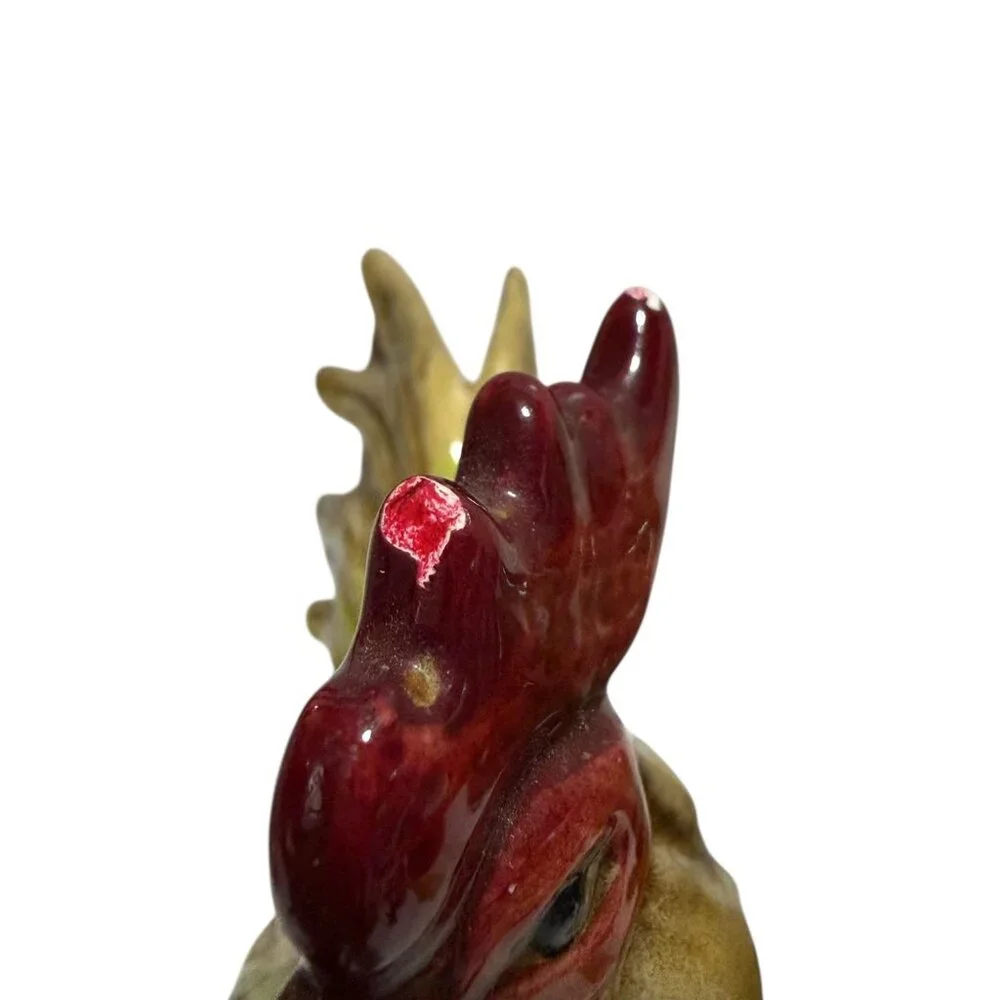 Vintage Norcrest Rooster & Hen Ceramic Figurines Hand-Painted Made In Japan READ - Picture 5 of 14